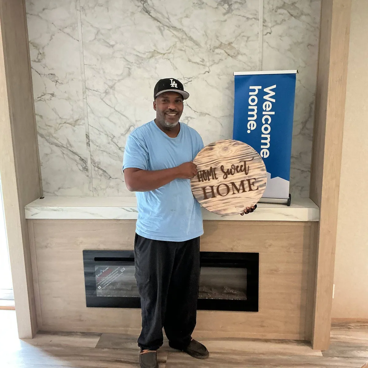 REGINALD H. welcome home image
