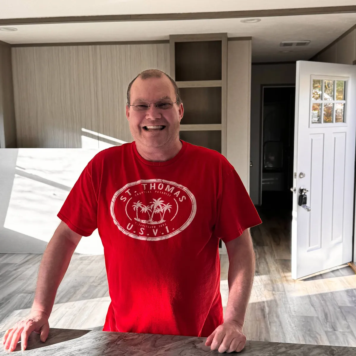 ALBERT D. welcome home image