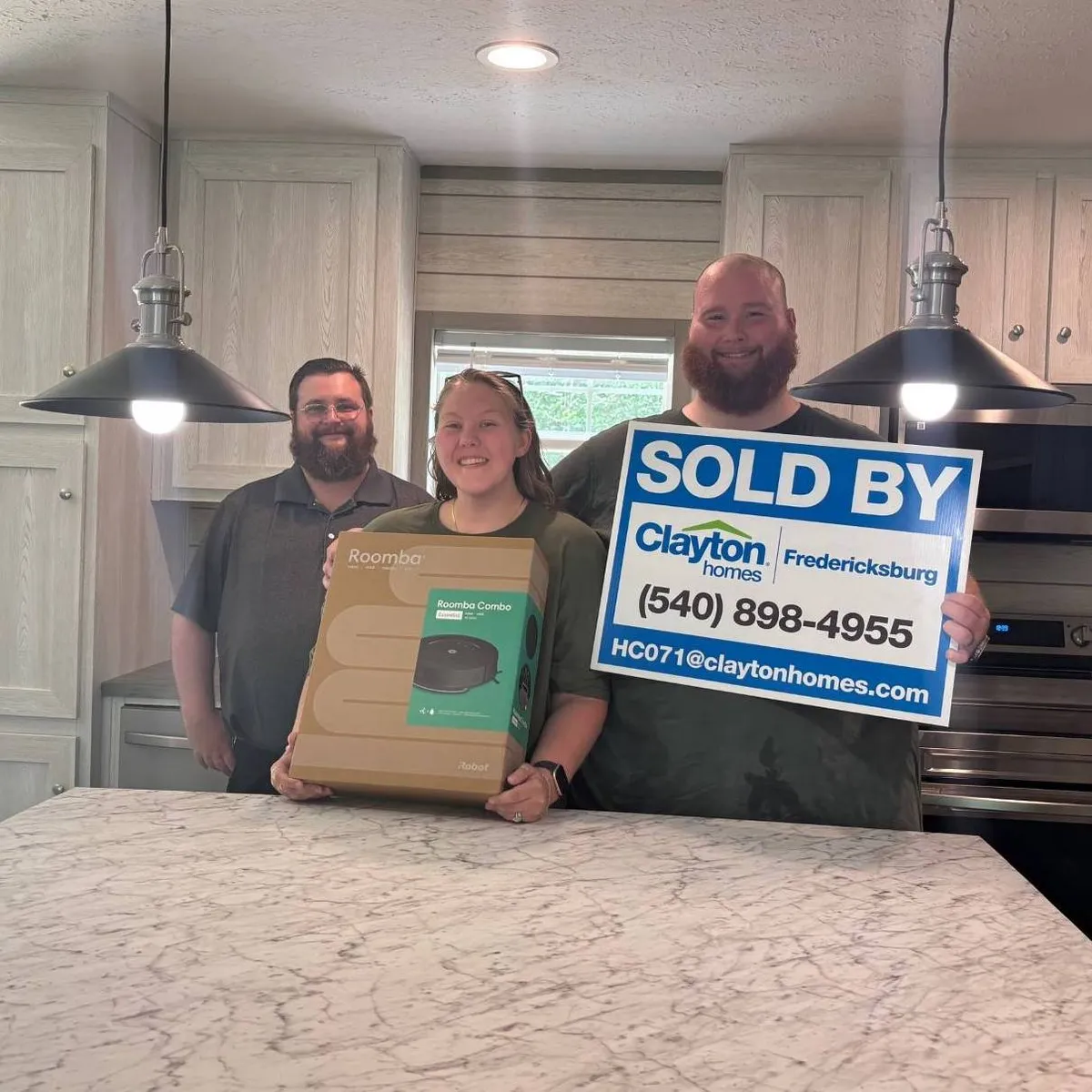 Marvin J. welcome home image