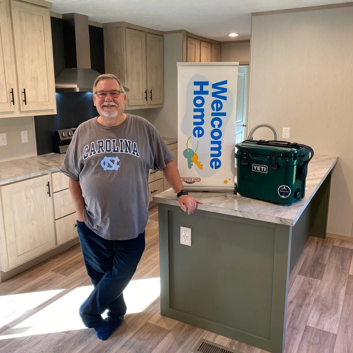 ANDREW E. welcome home image