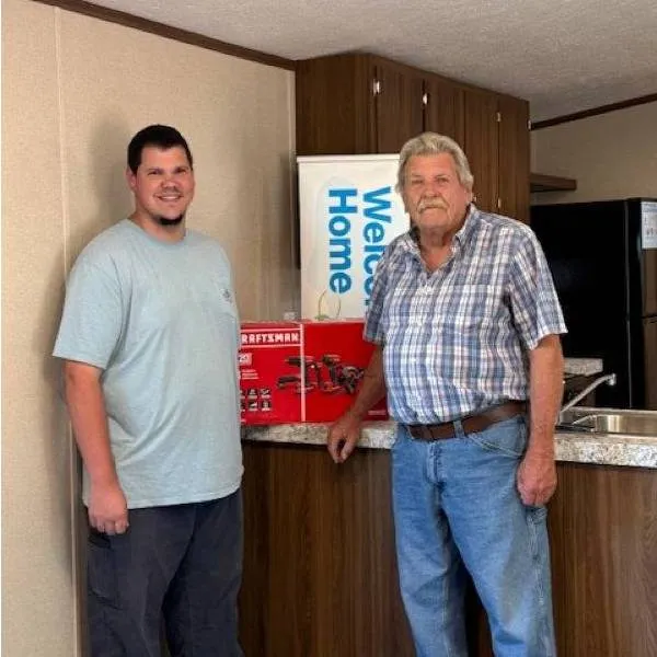 James Y. welcome home image