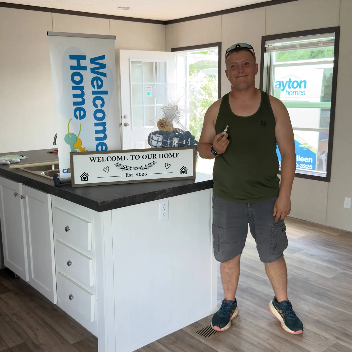TIMOTHY C. welcome home image