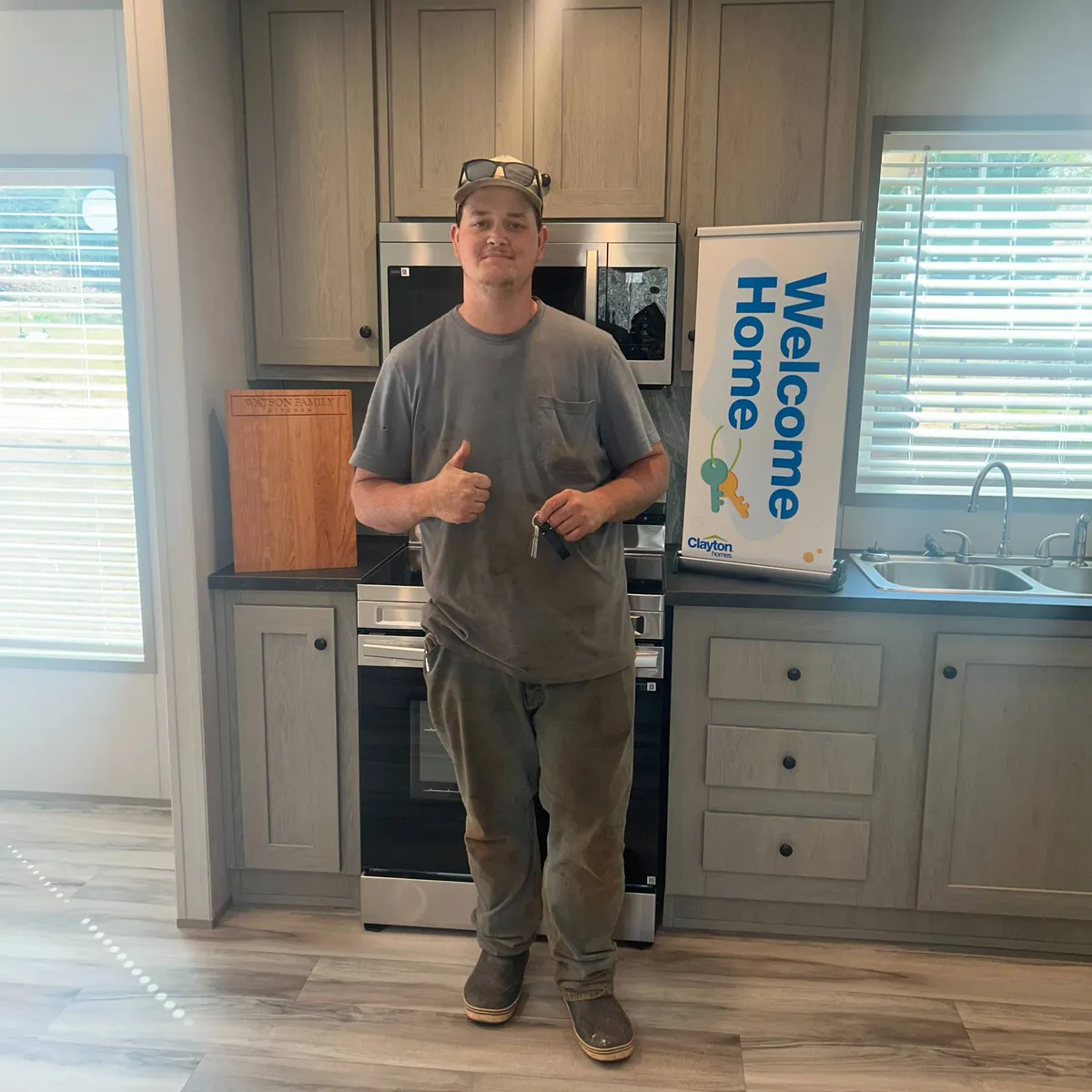 SAMUEL W. welcome home image