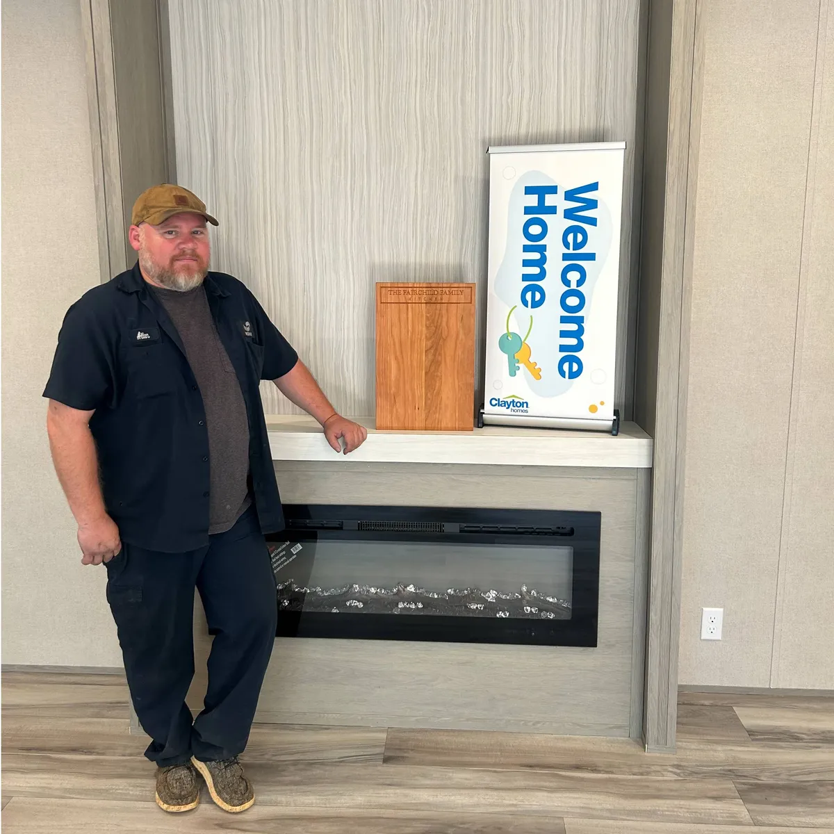 JAMES F. welcome home image