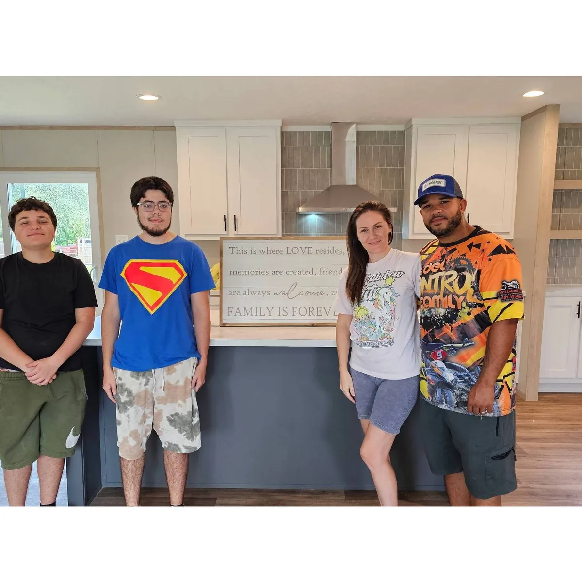 LUIS V. welcome home image