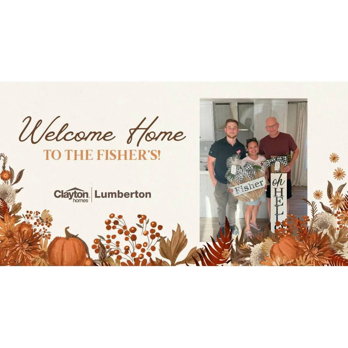 Raymond F. welcome home image