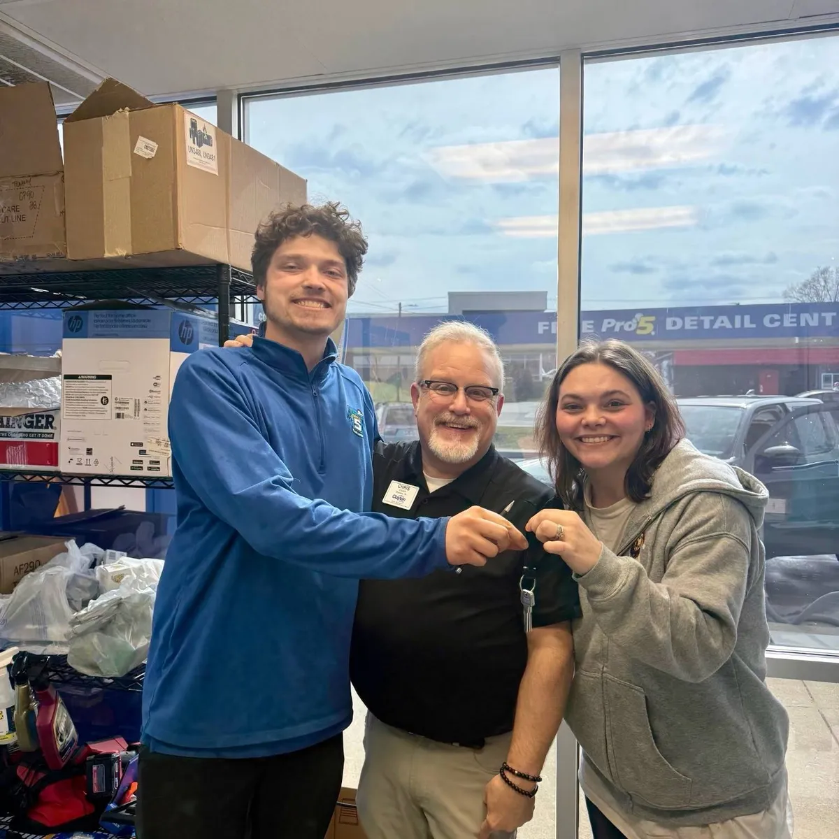 Austin H. welcome home image