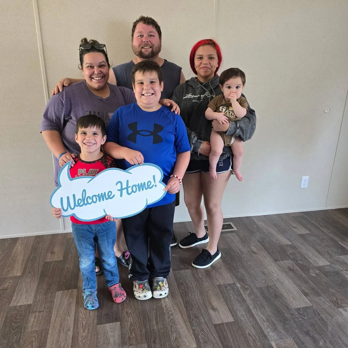 RONALD O. welcome home image