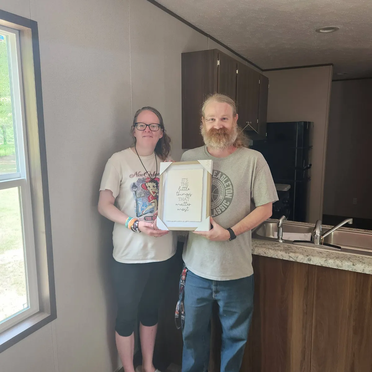 JAMES C. welcome home image