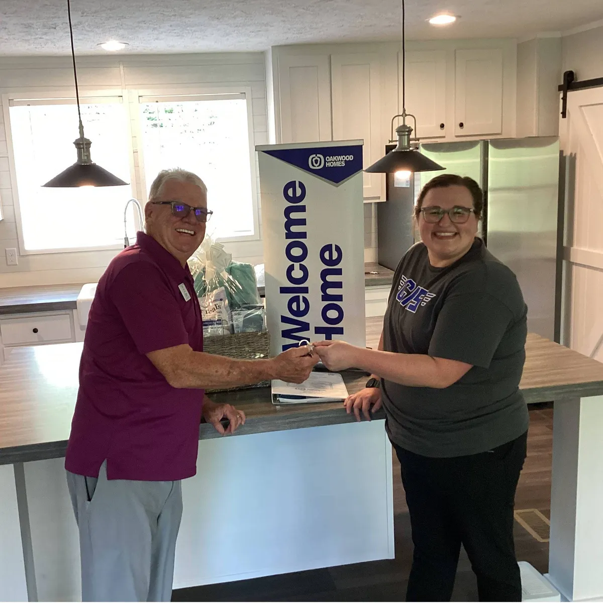 Morgan B. welcome home image