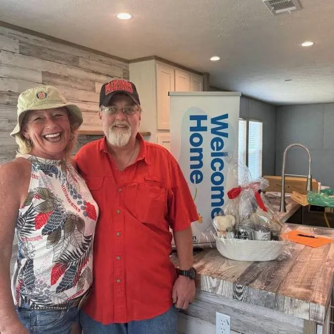 Fred M. welcome home image