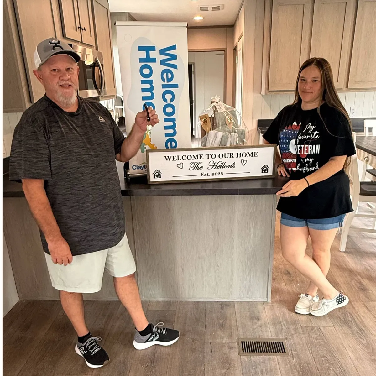 EDWARD H. welcome home image