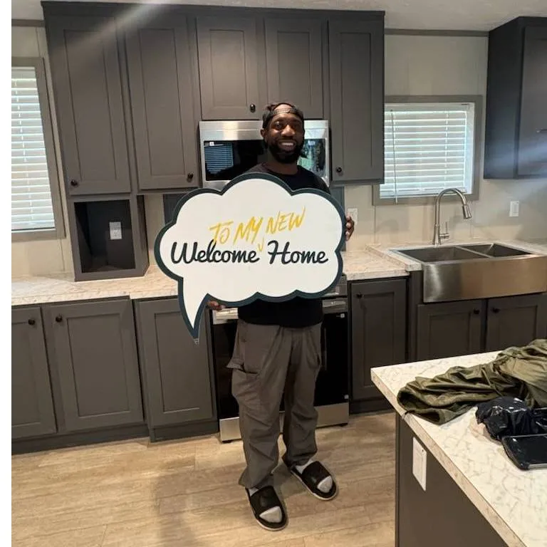 CHAD R. welcome home image