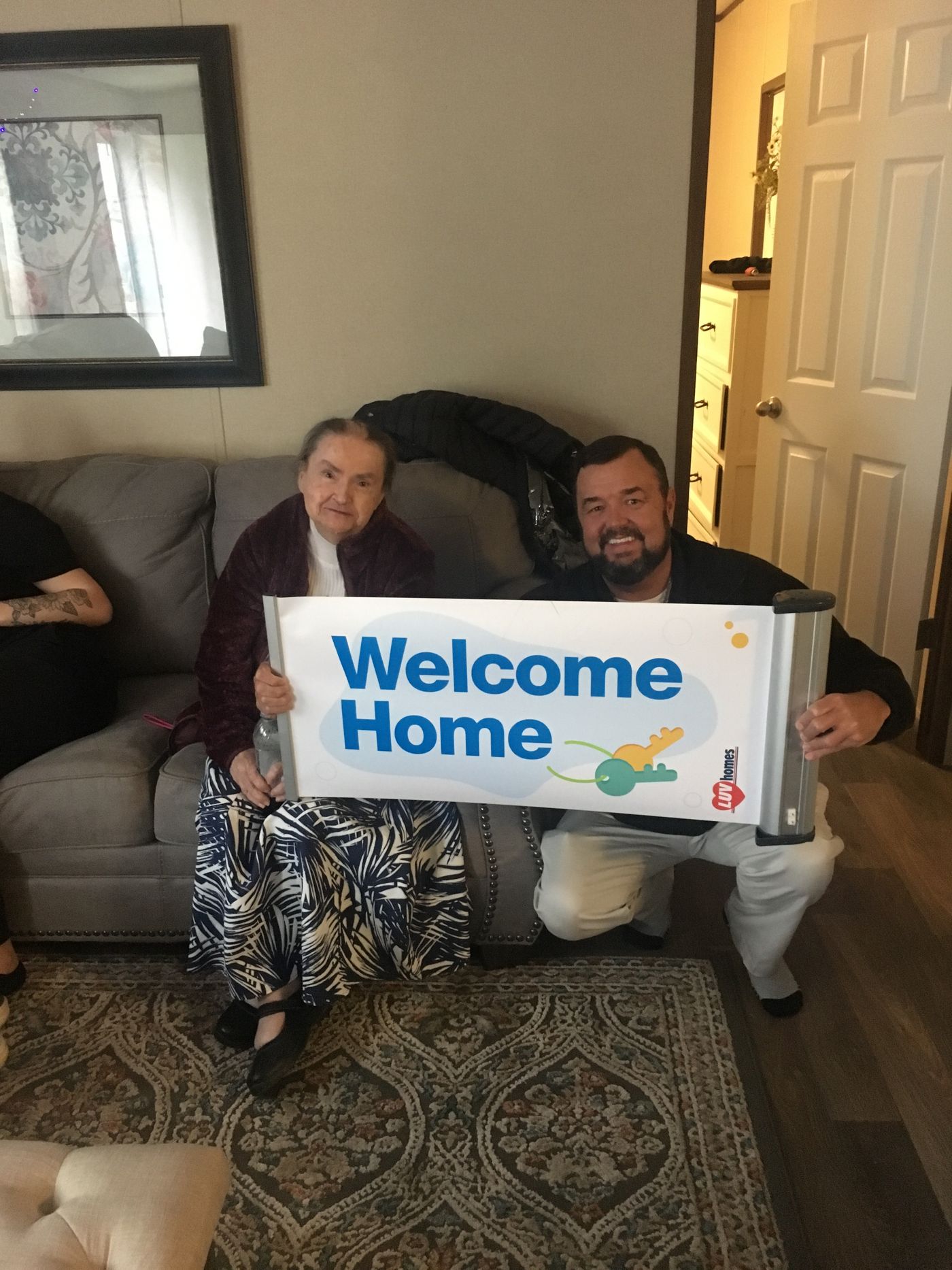 PHYLLIS F. welcome home image