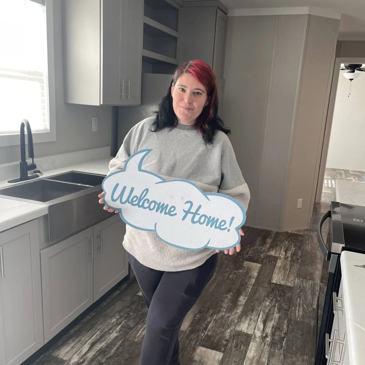 KALEB P. welcome home image