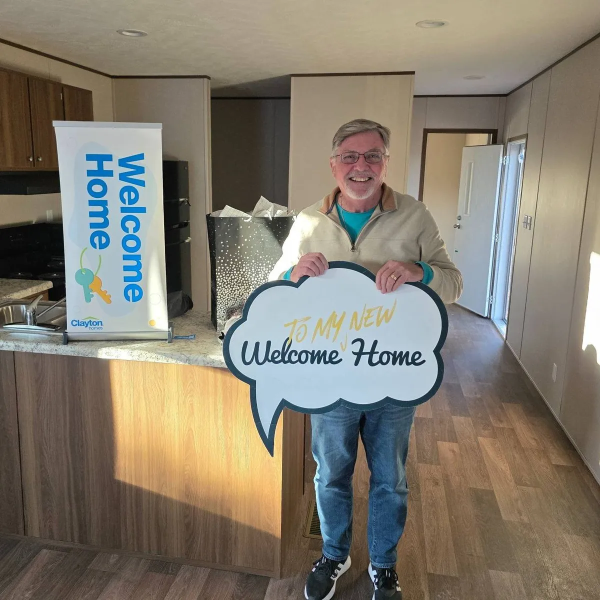DONALD C. welcome home image