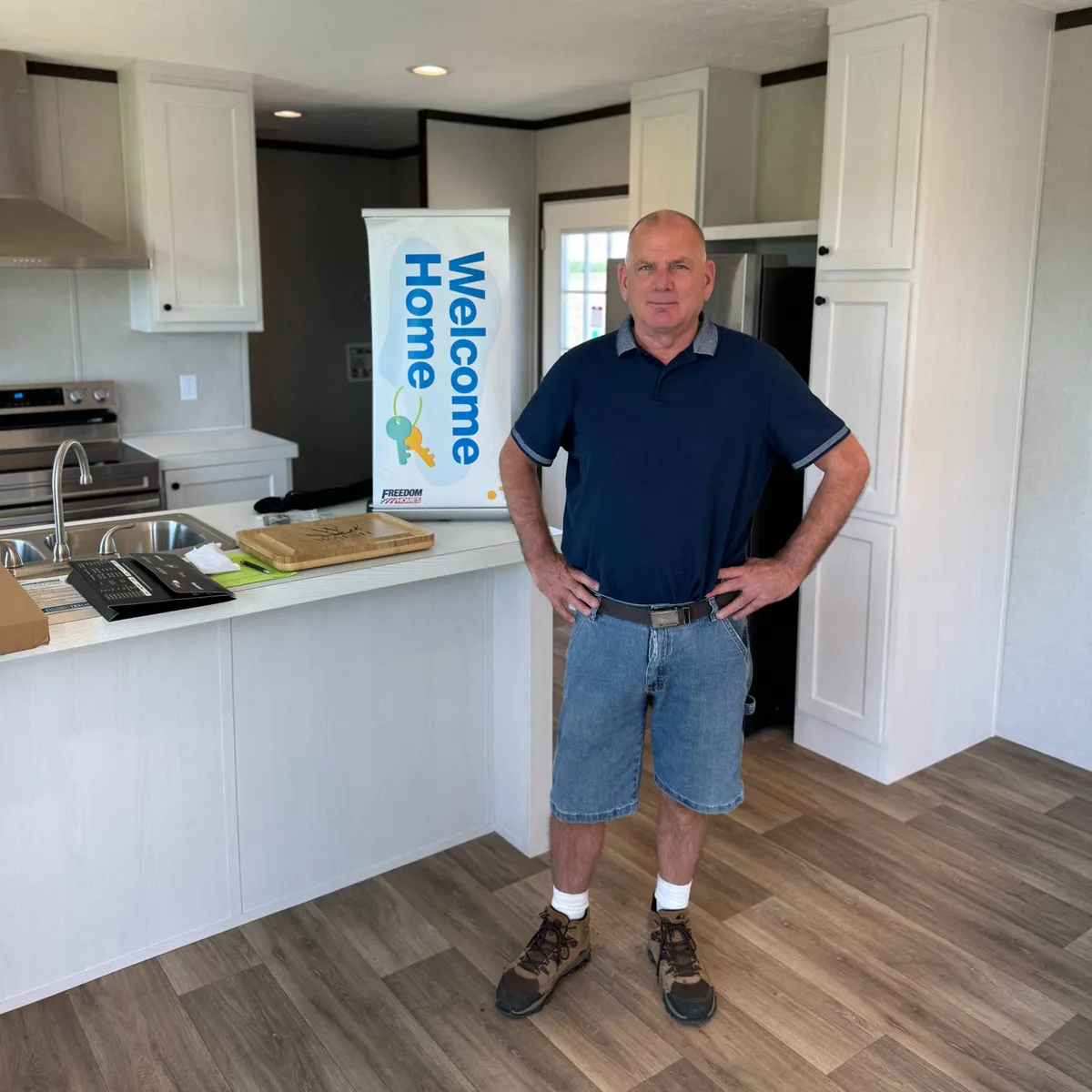 John W. welcome home image