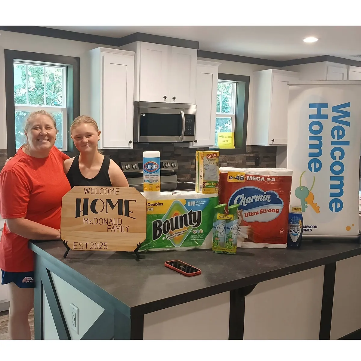 Lindsey M. welcome home image