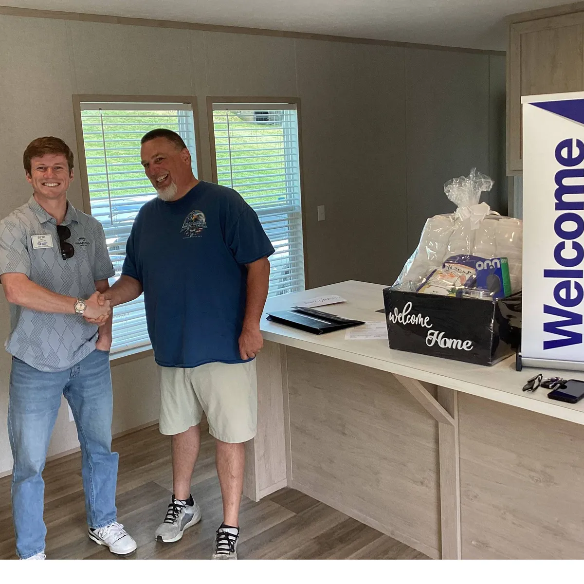 JOSEPH B. welcome home image