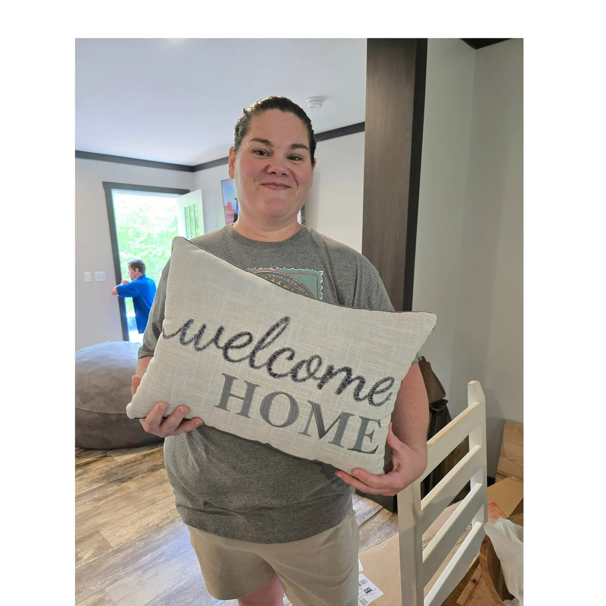 CLYDE F. welcome home image