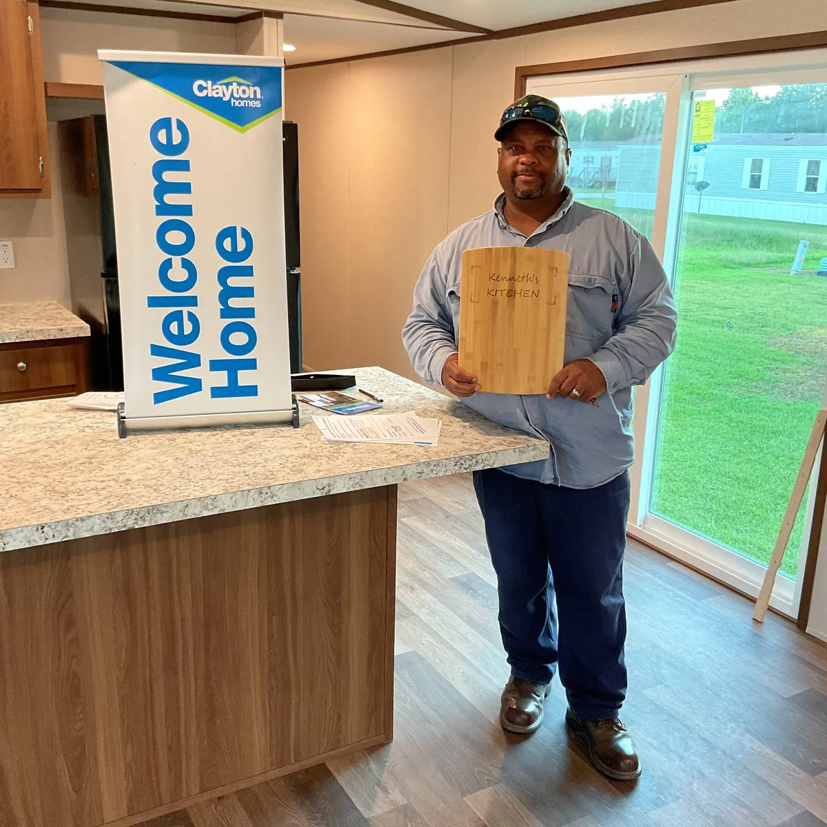 KENNETH M. welcome home image