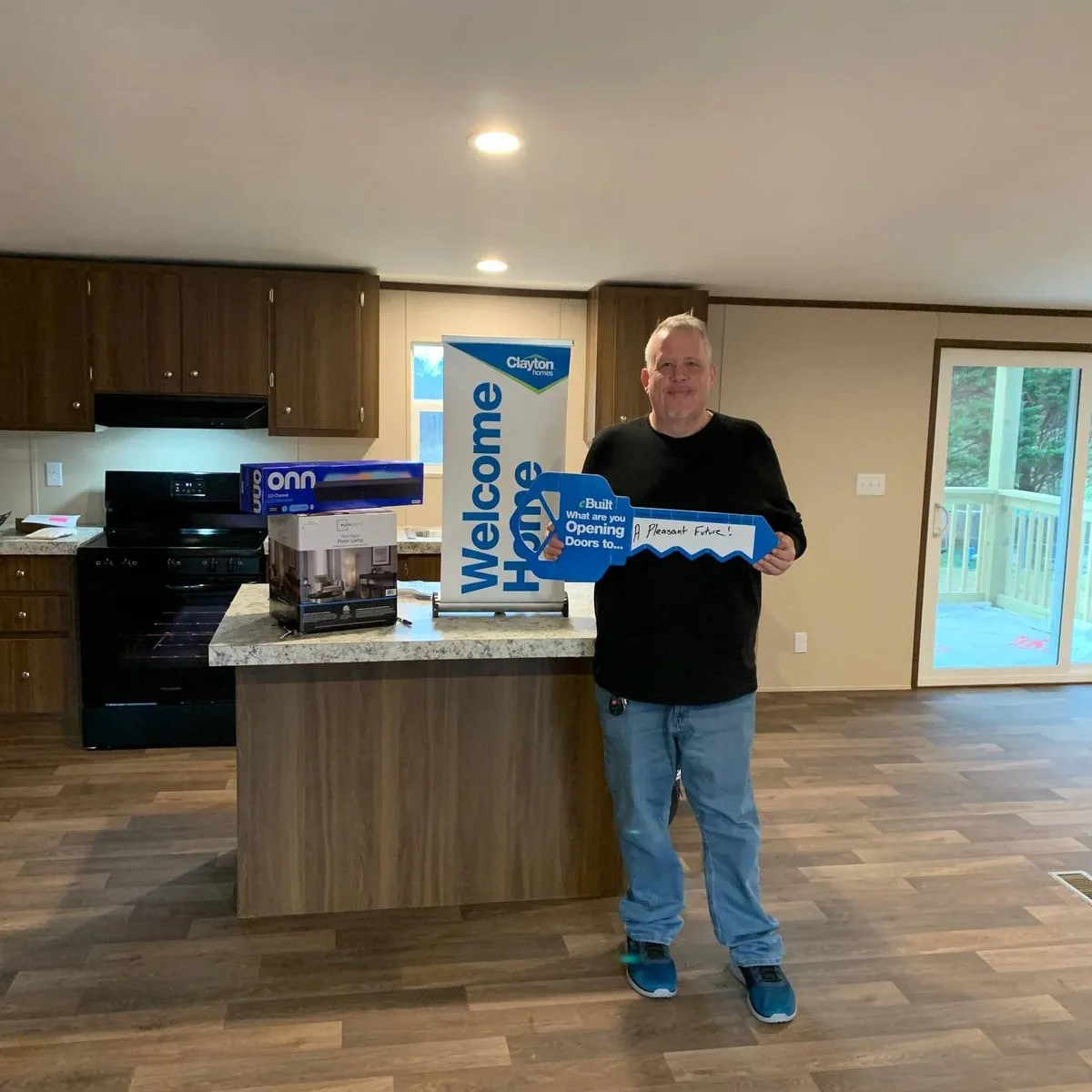 James E. welcome home image