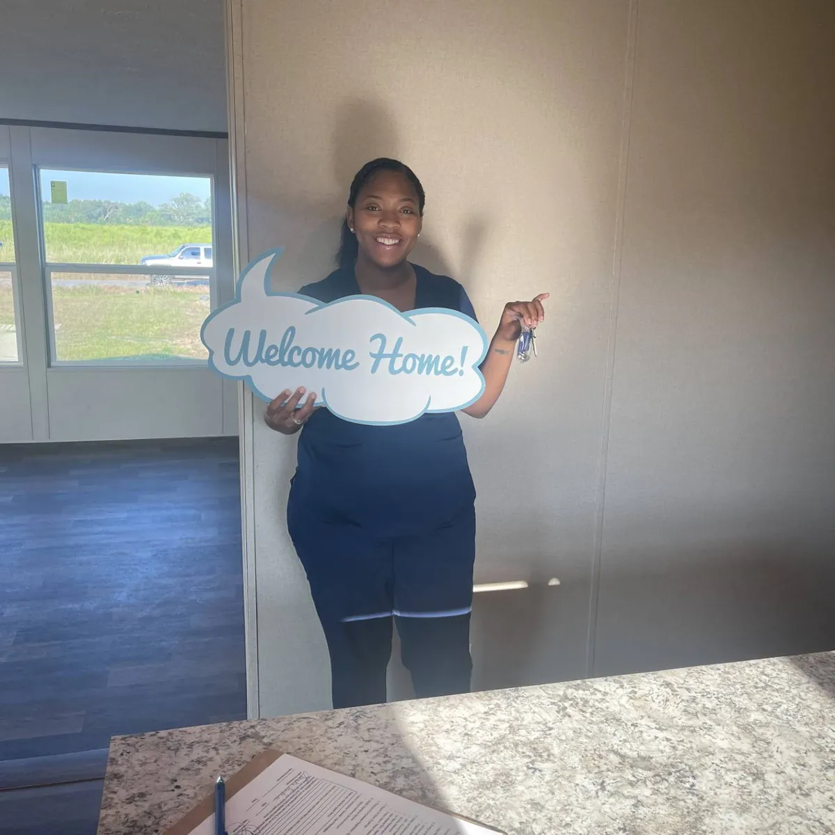Lanesha Chenelle S. welcome home image