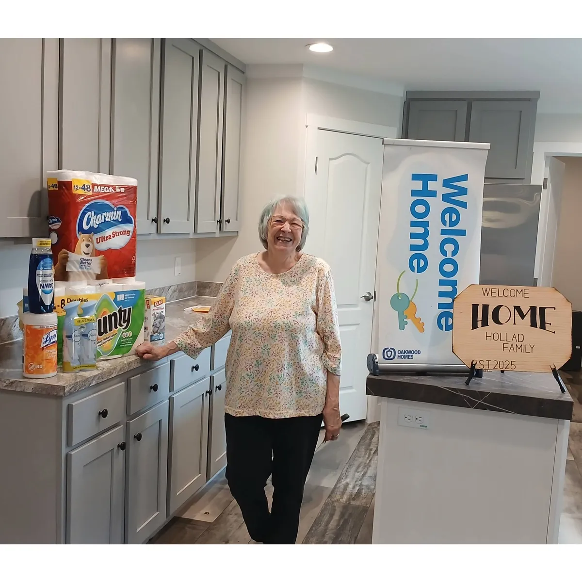 Joyce H. welcome home image