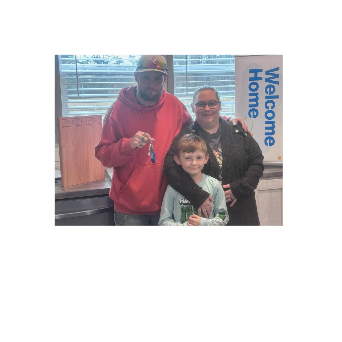 NICHOLAS H. welcome home image