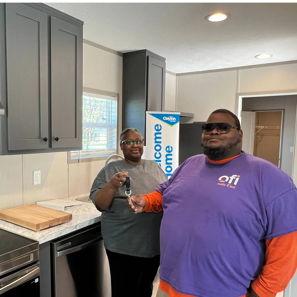 Derickus P. welcome home image