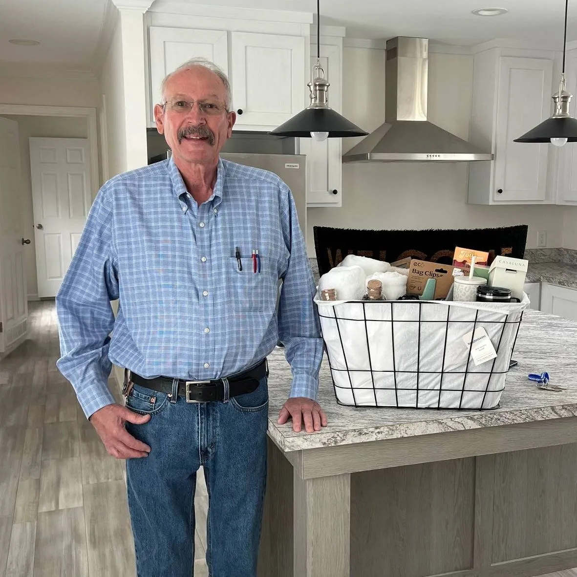 Edward B. welcome home image