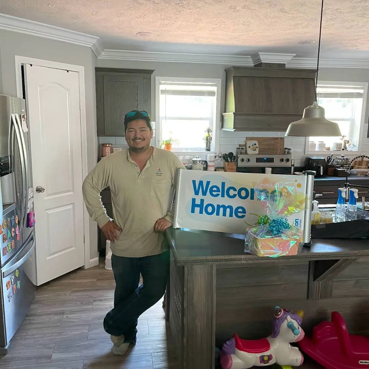 THOMAS W. welcome home image