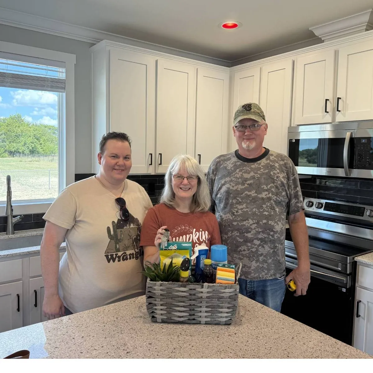 CHARLES P. welcome home image