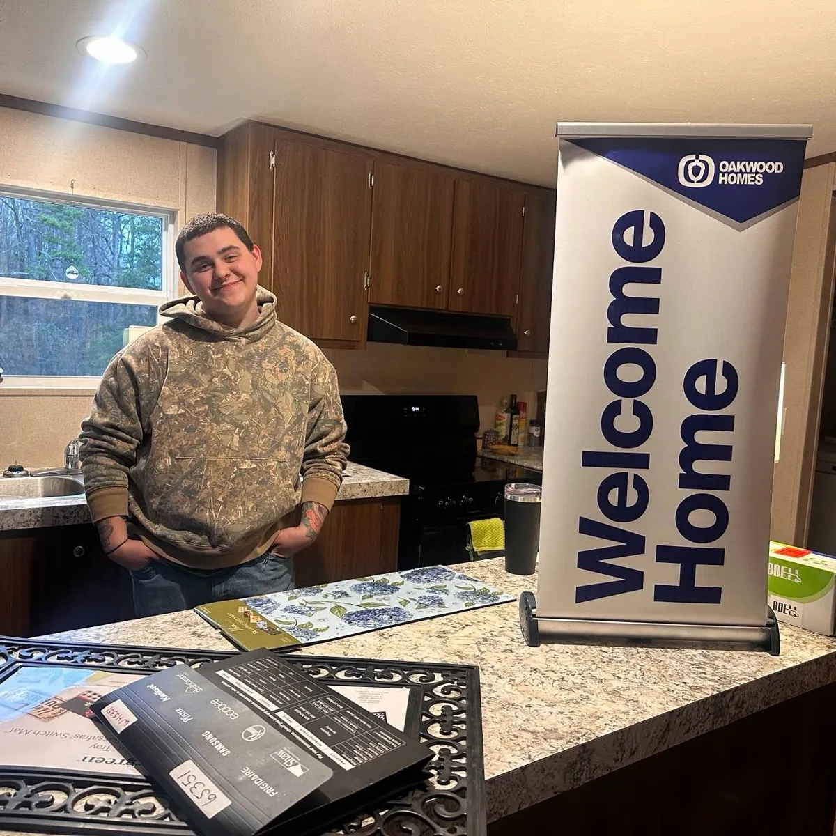 NATHAN P. welcome home image