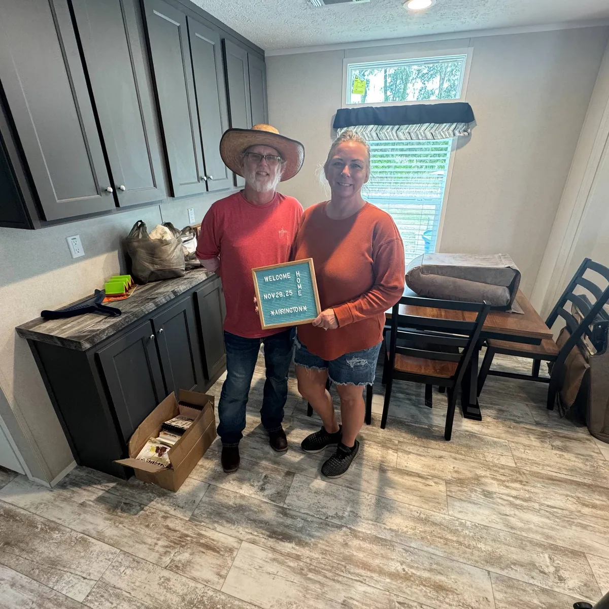 WILLIAM A. welcome home image