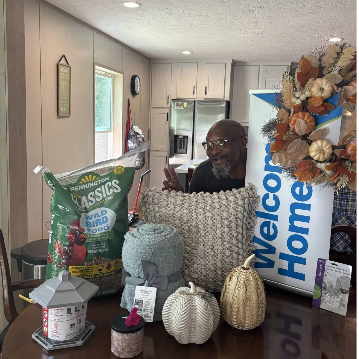 CHARLES T. welcome home image