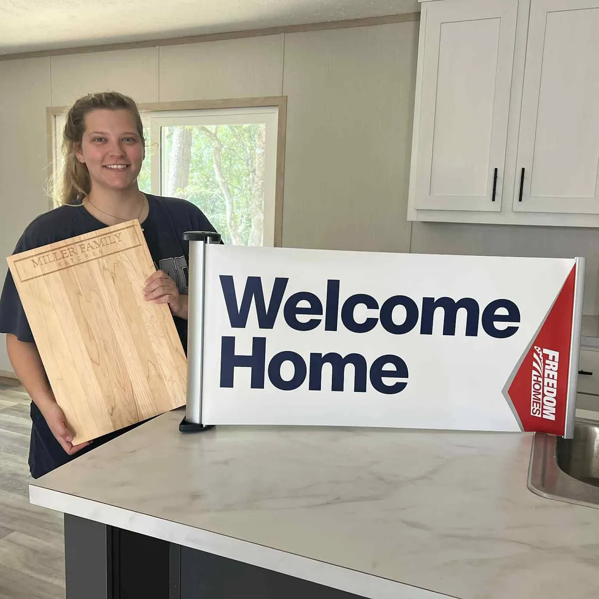 JOSHUA M. welcome home image