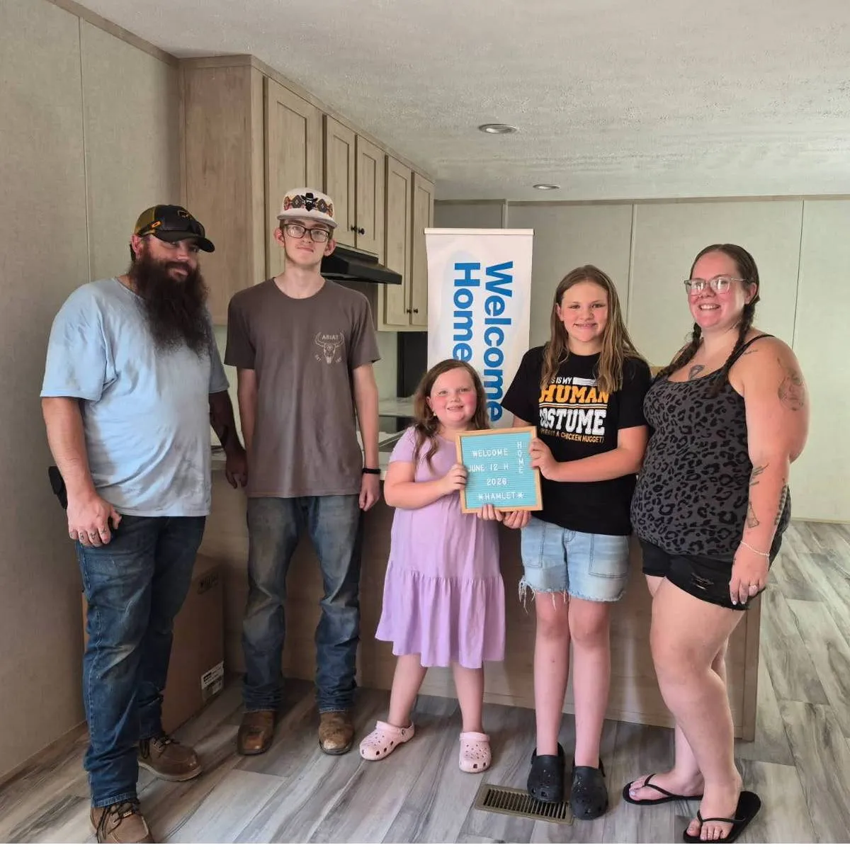 TANNER H. welcome home image