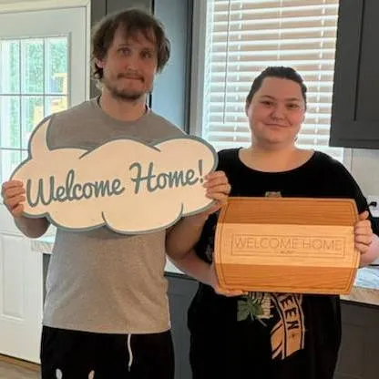 JAROD V. welcome home image