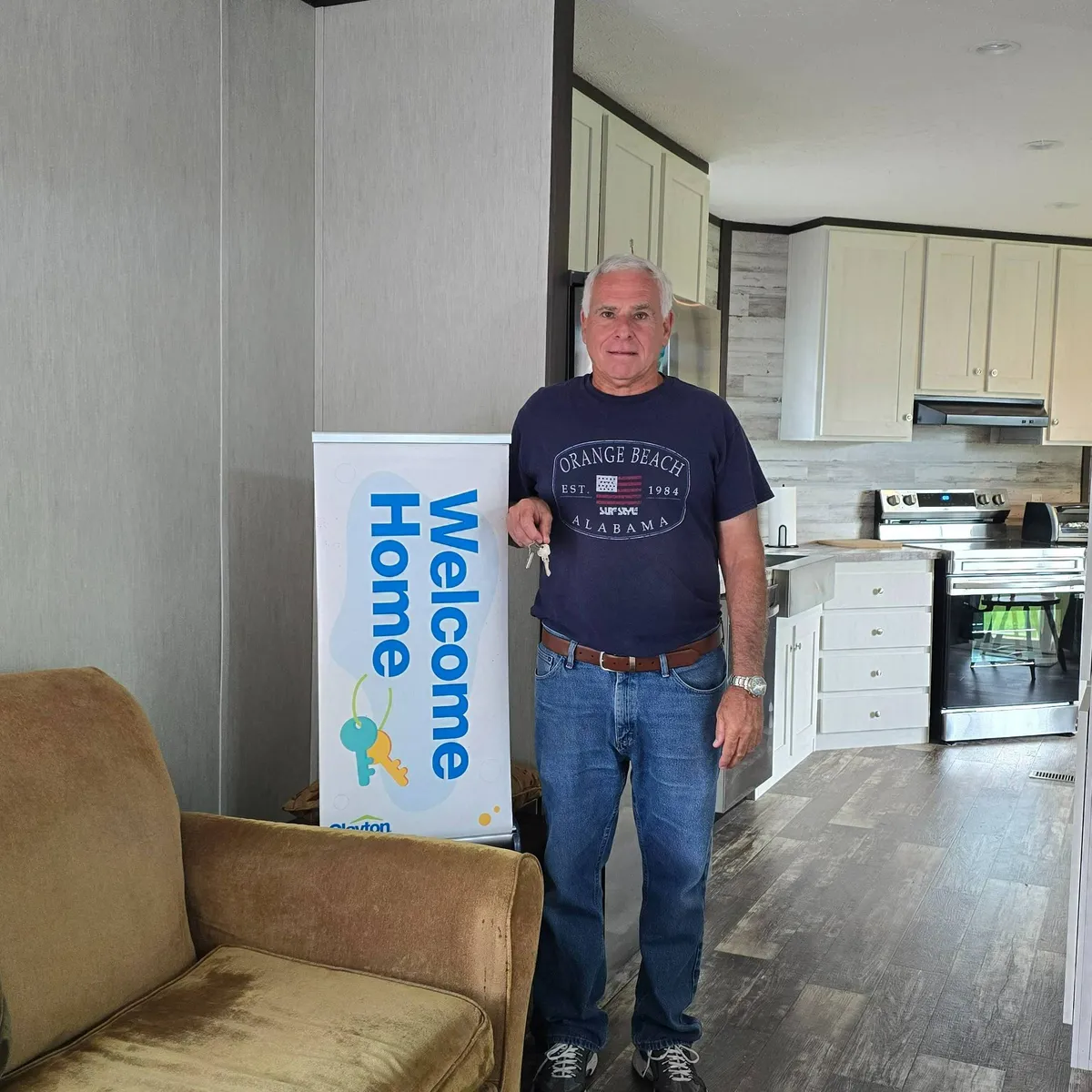 RUSSELL A. welcome home image