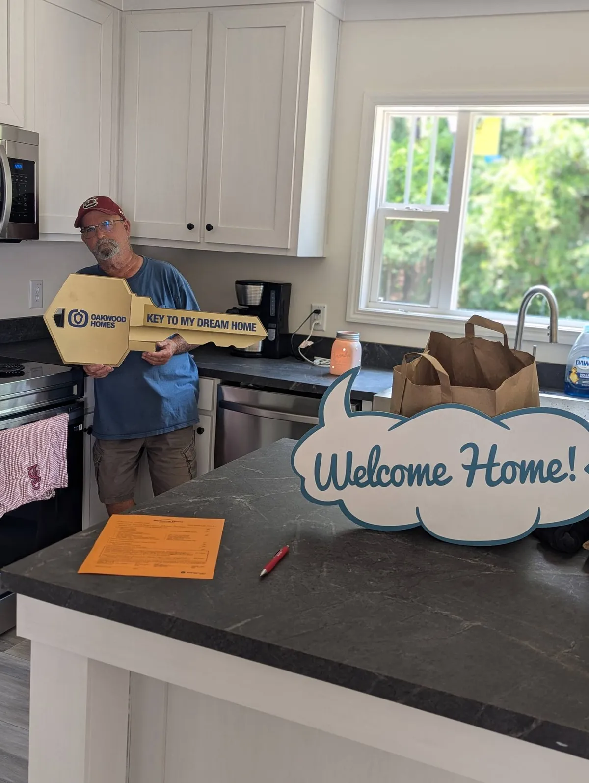 DAVID R. welcome home image