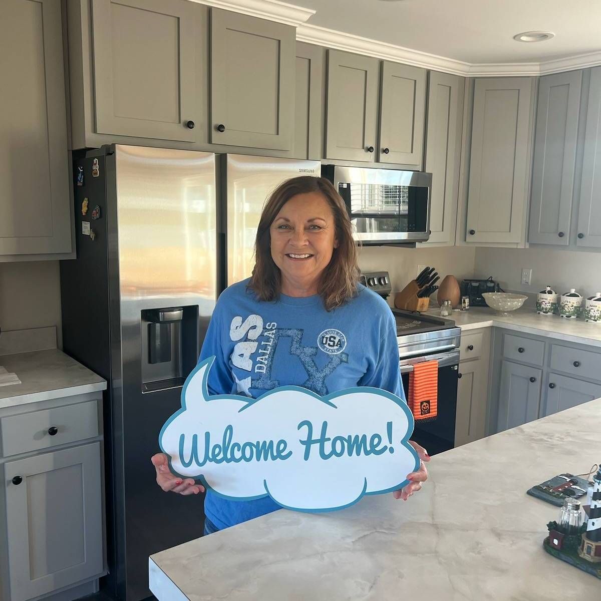 CHARLENE K. welcome home image