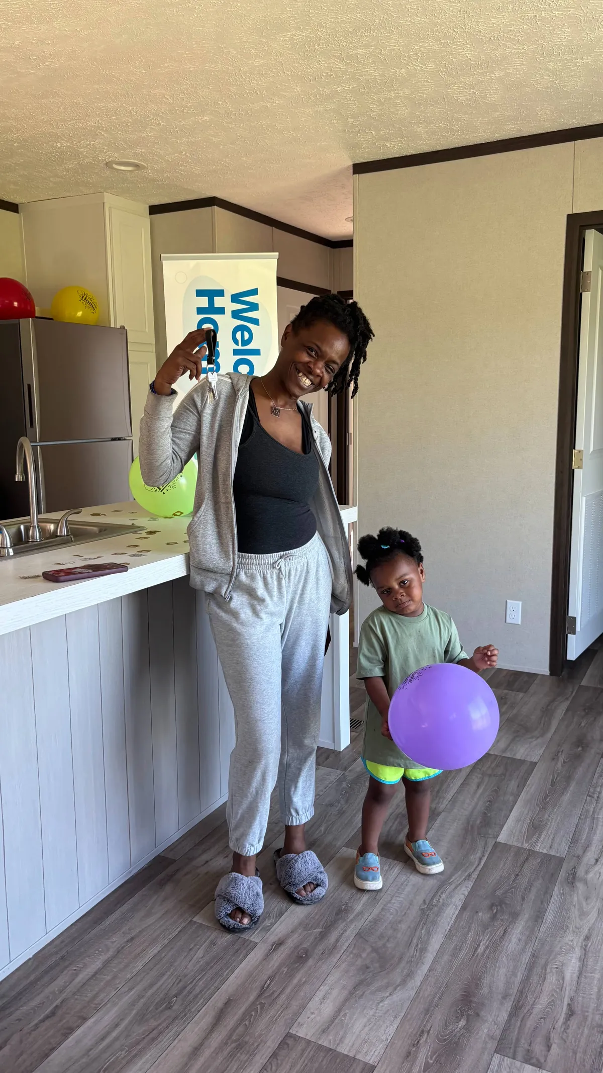 IRVIN P. welcome home image