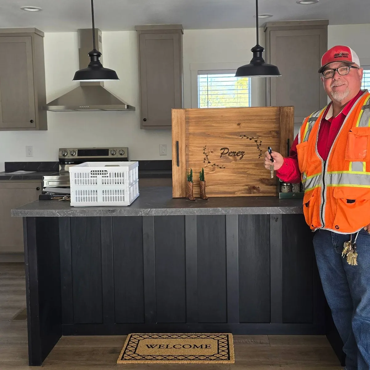 ERIC P. welcome home image