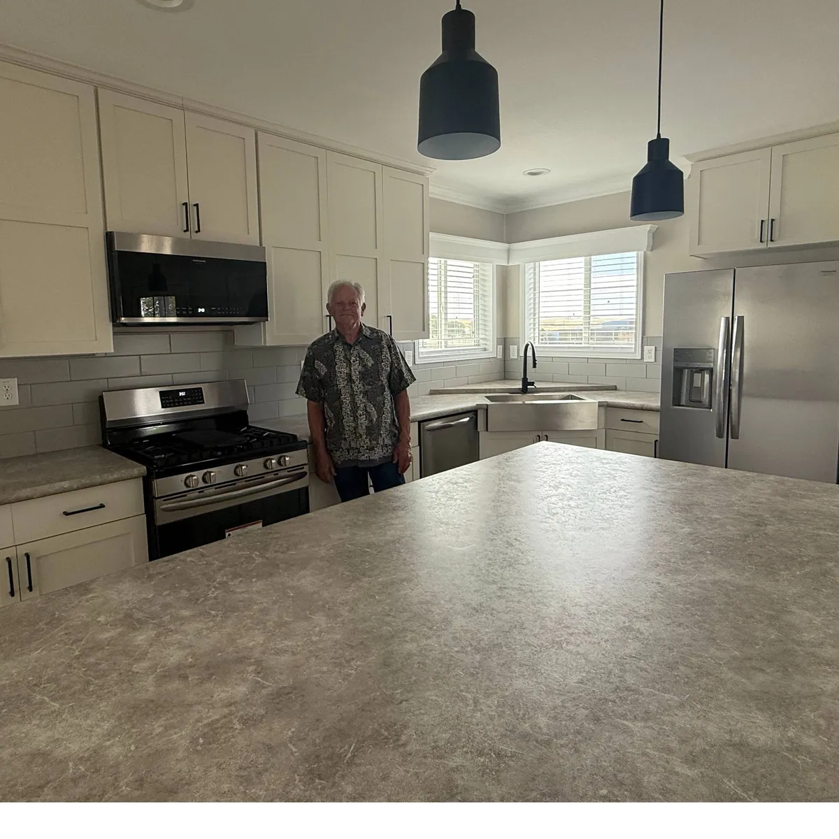 Steven Mark K. welcome home image
