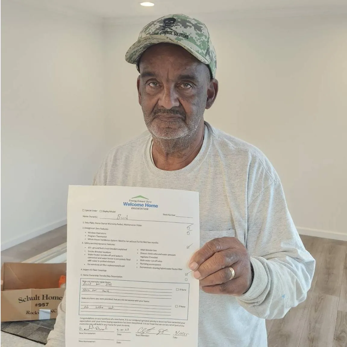 CEDRICK B. welcome home image