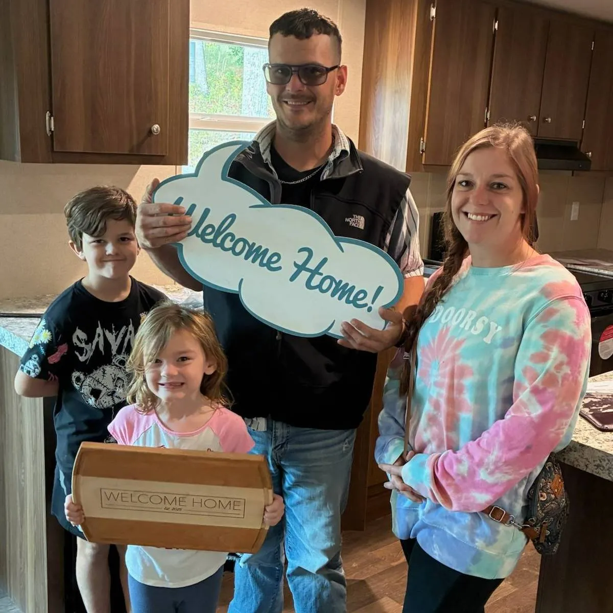 MERLE P. welcome home image