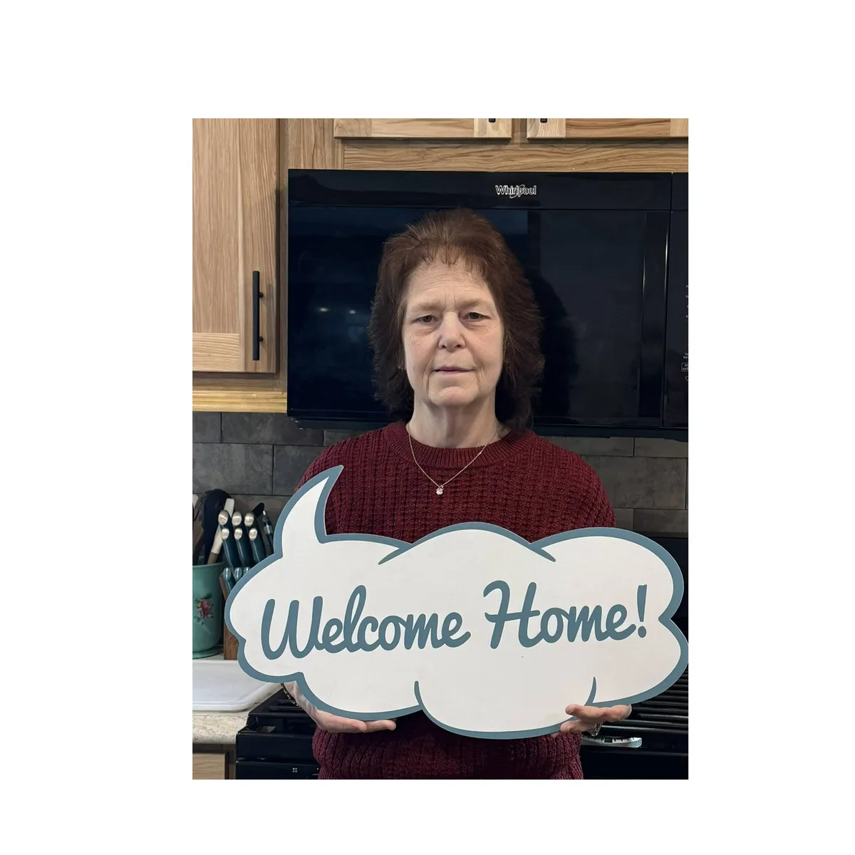 CARL E. welcome home image
