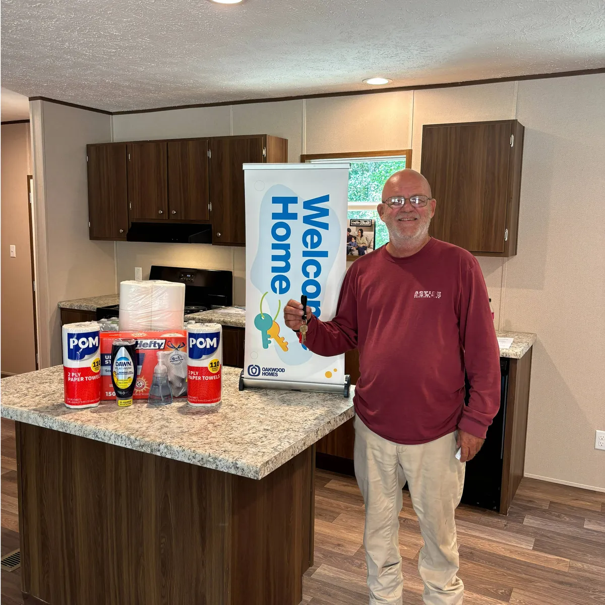 DONALD W. welcome home image