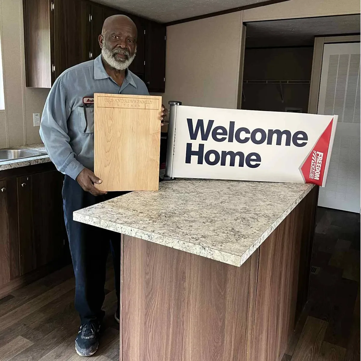 ANDRE A. welcome home image